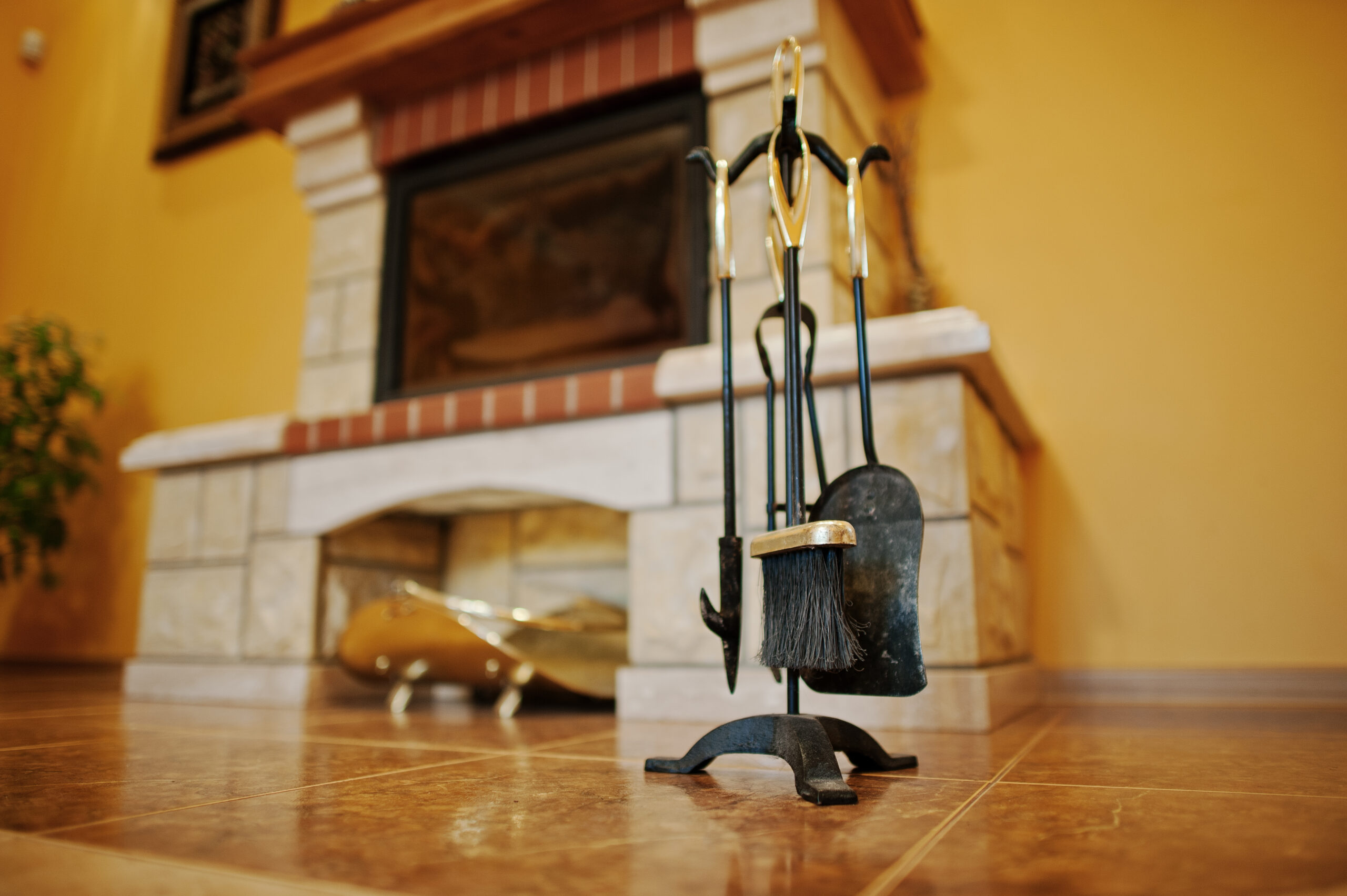 Fireplace accessories and tools