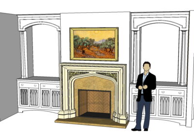 Stone Mantels for a Traditional European Design